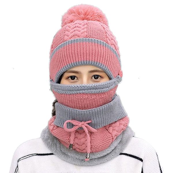 sparsil woman winter wool knitted scarf&hat set female velvet thick warm bib anti-fog mask beanie outdoor windproof riding cap, Blue;gray
sparsil woman winter wool knitted scarf&hat set female velvet thick warm bib anti-fog mask beanie outdoor windproof riding cap, Blue;gray