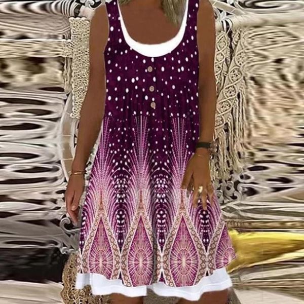 casual dresses women sleeveless loose party dress 2021 summer fashion elegant o-neck tanks vintage printed vestido 3xl, Black;gray
casual dresses women sleeveless loose party dress 2021 summer fashion elegant o-neck tanks vintage printed vestido 3xl, Black;gray