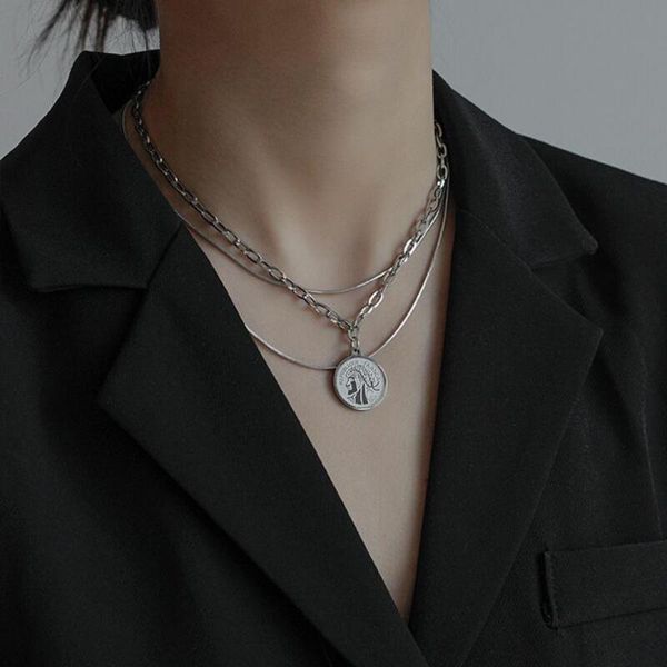 pendant necklaces fashion double layers circle ceramic necklace with cubic zirconia black and white for wedding, Silver
pendant necklaces fashion double layers circle ceramic necklace with cubic zirconia black and white for wedding, Silver