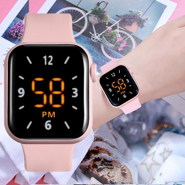 wristwatches sport digital women watch girls square led silicone electronic men women's watches clock relogio feminino reloj, Slivery;brown
wristwatches sport digital women watch girls square led silicone electronic men women's watches clock relogio feminino reloj, Slivery;brown