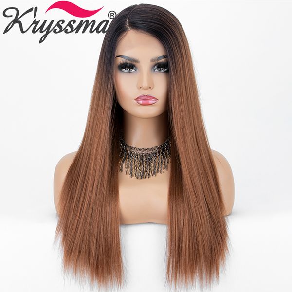 long straight brown wigs for black women dark roots ombre synthetic lace front wigs natural l part cosplay wig
long straight brown wigs for black women dark roots ombre synthetic lace front wigs natural l part cosplay wig