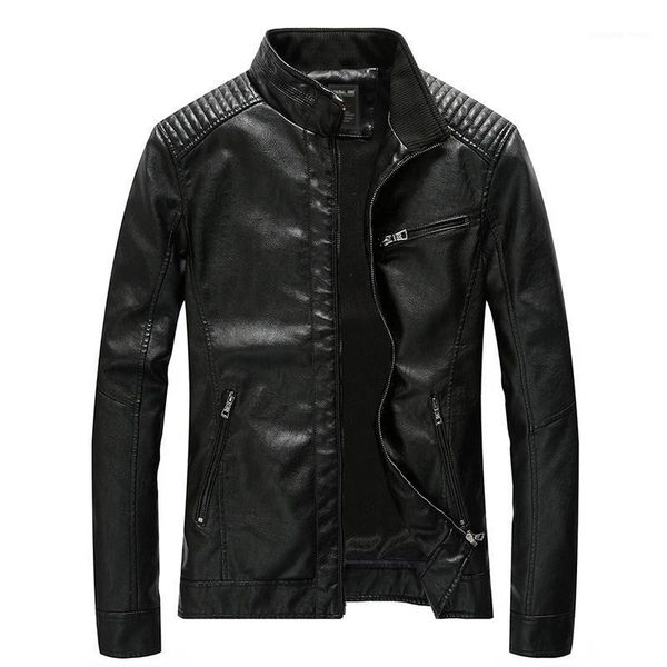mens leather jacket men stand collar zipper up biker motorcycle pu casaco couro casculino men's fur & faux, Black
mens leather jacket men stand collar zipper up biker motorcycle pu casaco couro casculino men's fur & faux, Black