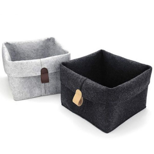 1pc felt basket living room table black gray sundries storage basket cloth felt storage box bedroom socks
1pc felt basket living room table black gray sundries storage basket cloth felt storage box bedroom socks