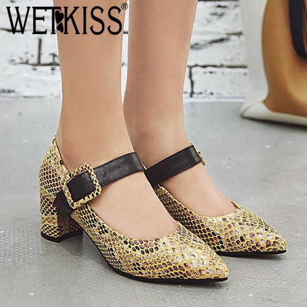 dress shoes wetkiss print snake skin pu pumps women mary janes high heels female pointed toe ladies autumn plus size 48, Black
dress shoes wetkiss print snake skin pu pumps women mary janes high heels female pointed toe ladies autumn plus size 48, Black