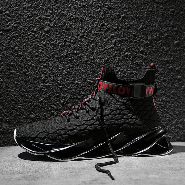 high men running shoes blade cushioning sneakers breathable sports shoes outdoor athletic training run 
high men running shoes blade cushioning sneakers breathable sports shoes outdoor athletic training run