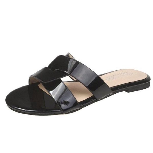 my-love 2021 women flat sandals slippers solid color comfort beach slippers cross-broadband shoes hot, Black
my-love 2021 women flat sandals slippers solid color comfort beach slippers cross-broadband shoes hot, Black