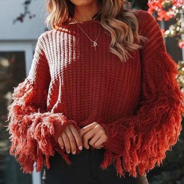 women autumn loose sweater pullover winter jumpers knit sweaters ladies fashion spring fringed sleeves solid, White;black
women autumn loose sweater pullover winter jumpers knit sweaters ladies fashion spring fringed sleeves solid, White;black