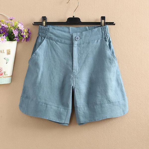 women's shorts woman casual bue linen ladies loose wide leg short mini sports biker plus size elastic waist cute beachwear, White;black
women's shorts woman casual bue linen ladies loose wide leg short mini sports biker plus size elastic waist cute beachwear, White;black