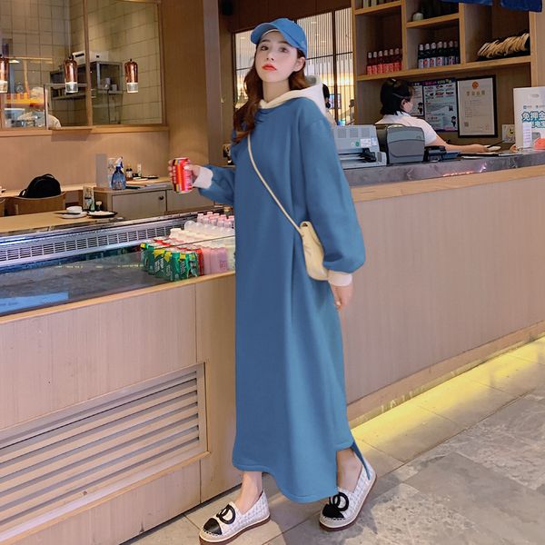 Plus Female Size Sport with Hood Thicken Maxi Dress Long Casual Sleeve Streetwear Loose Winter Clothes 1ewp, Black;gray
Plus Female Size Sport with Hood Thicken Maxi Dress Long Casual Sleeve Streetwear Loose Winter Clothes 1ewp, Black;gray