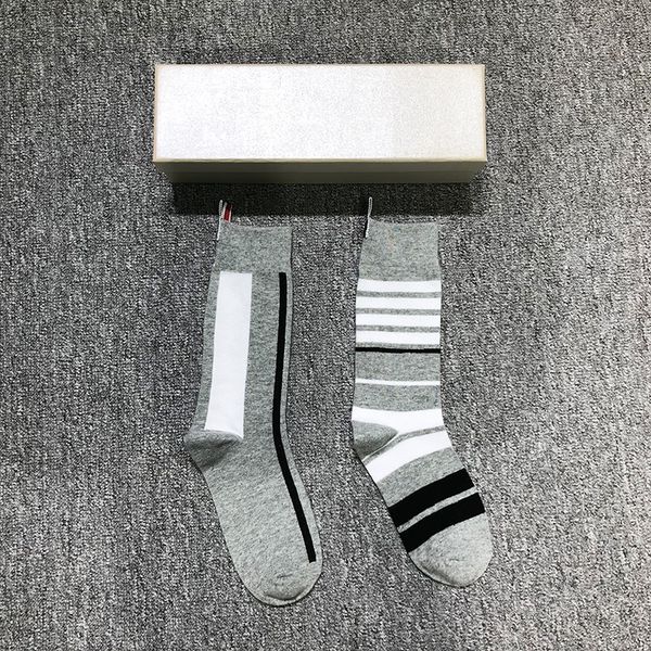 tb socks women's luxury brand multicolor stripes pure cotton men's socks street fashion casual stockings ins 3 pairs, Black
tb socks women's luxury brand multicolor stripes pure cotton men's socks street fashion casual stockings ins 3 pairs, Black