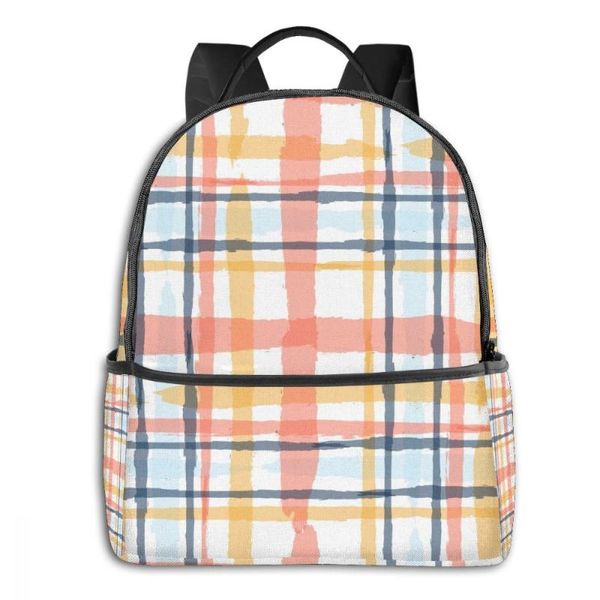 backpack fashion girl college school bag casual women grid plaid book packbag for teenage travel shoulder
backpack fashion girl college school bag casual women grid plaid book packbag for teenage travel shoulder