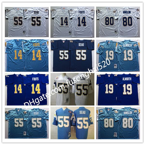 vintage ncaa #55 junior seau jersey 14 dan fouts 19 lance alworth 80 kellen winslow mens blue white college football jerseys, Black
vintage ncaa #55 junior seau jersey 14 dan fouts 19 lance alworth 80 kellen winslow mens blue white college football jerseys, Black