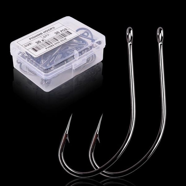 100 / 30 pcs box fishing hooks set single circle fishhook fly fishing carbon steel jig barbed carp hook sea tackle acc jllquh
100 / 30 pcs box fishing hooks set single circle fishhook fly fishing carbon steel jig barbed carp hook sea tackle acc jllquh