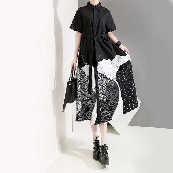 and south japan korea dress summer 2021 fashion women's short sleeve lace up high waist shirt mid long skirt 5128, White
and south japan korea dress summer 2021 fashion women's short sleeve lace up high waist shirt mid long skirt 5128, White