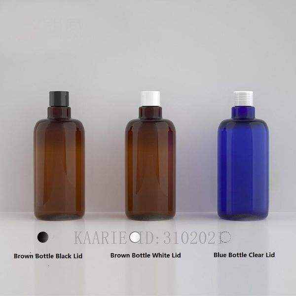 storage bottles & jars 500ml 20pcs/lot empty pet cosmetic refillable blue/brown lotion bottle,diy portable black/white/clear lid makeup liqu
storage bottles & jars 500ml 20pcs/lot empty pet cosmetic refillable blue/brown lotion bottle,diy portable black/white/clear lid makeup liqu