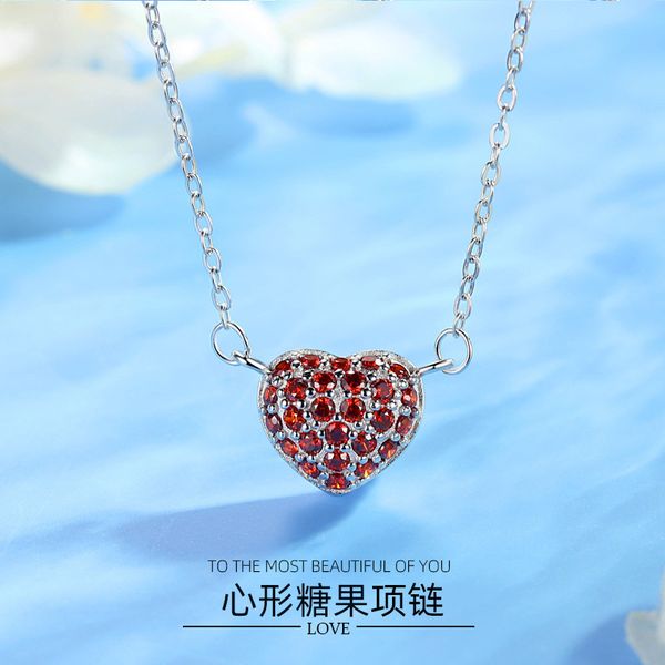 jewelry highly quality women party wedding lovers gifts925 silver short fashion small love necklace feminine pink diamond heart-shaped korea
jewelry highly quality women party wedding lovers gifts925 silver short fashion small love necklace feminine pink diamond heart-shaped korea