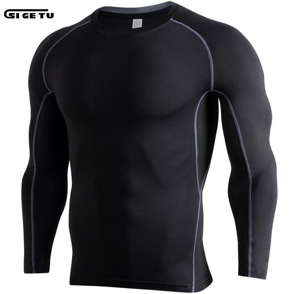 workout clothes men's high elastic tight long-sleeved quick-drying t-shirt outdoor violently sweat running sportswear, White;red
workout clothes men's high elastic tight long-sleeved quick-drying t-shirt outdoor violently sweat running sportswear, White;red