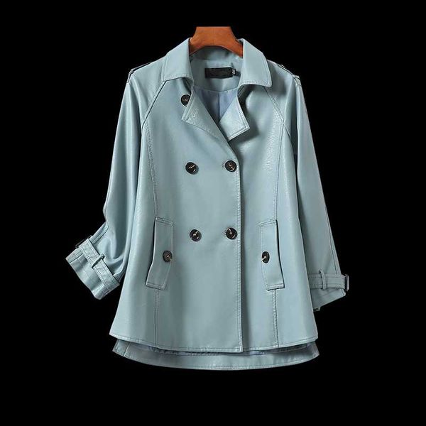 women's leather & faux spring autumn real coats sheepskin overcoats have liner female long outerwear lady clothes, Black
women's leather & faux spring autumn real coats sheepskin overcoats have liner female long outerwear lady clothes, Black