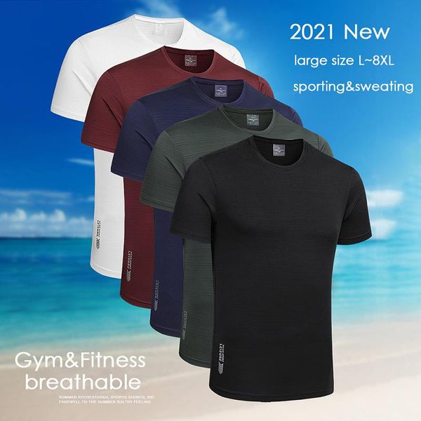 men's t-shirts plus size 7xl 8xl t shirt men summer short sleeved casual oversized solid gym running shirts causal fitness tshirts, White;black
men's t-shirts plus size 7xl 8xl t shirt men summer short sleeved casual oversized solid gym running shirts causal fitness tshirts, White;black