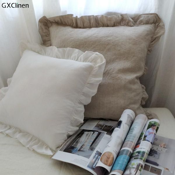 pillow case linen cotton ruffled sham solid square couch cushion covers sofa decorative pillowcase with falbala 2pcs
pillow case linen cotton ruffled sham solid square couch cushion covers sofa decorative pillowcase with falbala 2pcs