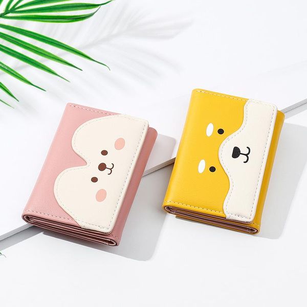 wallets 2021 cute cartoon pattern short wallet student three-fold female multi-card small lady card holder coin purse, Red;black
wallets 2021 cute cartoon pattern short wallet student three-fold female multi-card small lady card holder coin purse, Red;black