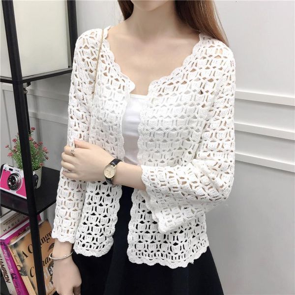 lace shirts 2021 spring summer crochet crew neck white lace blouse women fashion hollow out knitted cardigan chemise femme 32j3
lace shirts 2021 spring summer crochet crew neck white lace blouse women fashion hollow out knitted cardigan chemise femme 32j3