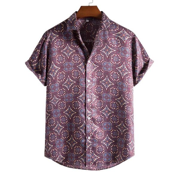men's casual shirts vintage print short sleeve cardigan for men summer turn-down collar hawaiian shirt mens breathable camisas, White;black
men's casual shirts vintage print short sleeve cardigan for men summer turn-down collar hawaiian shirt mens breathable camisas, White;black