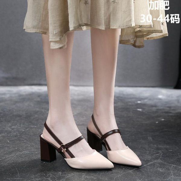 sandals pointed thick heeled high shoes small size 32 33 with large 41 42 43, Black
sandals pointed thick heeled high shoes small size 32 33 with large 41 42 43, Black