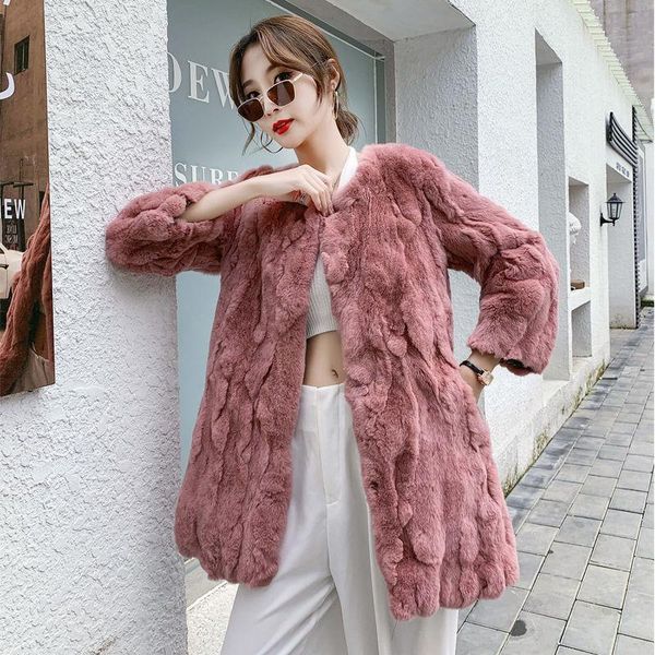 women's fur & faux 2021 women winter natural coat female o-neck pockets thick long sleeve genuine jacket lady elegant outerwear k351, Black
women's fur & faux 2021 women winter natural coat female o-neck pockets thick long sleeve genuine jacket lady elegant outerwear k351, Black