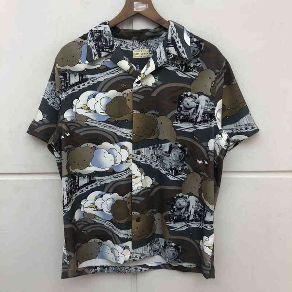 men's casual shirts classic cotton men's shirt, high-quality short sleeve casual style, designed by kapital cloud motor, in 2021, White;black
men's casual shirts classic cotton men's shirt, high-quality short sleeve casual style, designed by kapital cloud motor, in 2021, White;black