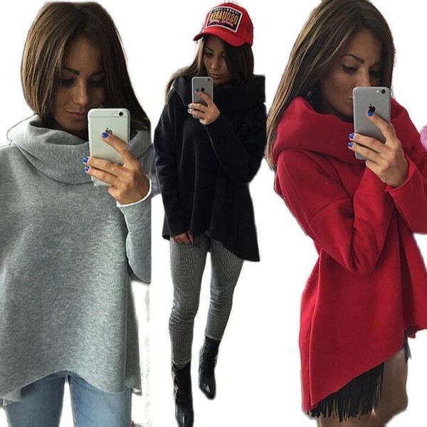 women's hoodies & sweatshirts s-xl christmas clothes arrival women winter scarf collar long sleeve fashion casual style autumn 2021, Black
women's hoodies & sweatshirts s-xl christmas clothes arrival women winter scarf collar long sleeve fashion casual style autumn 2021, Black