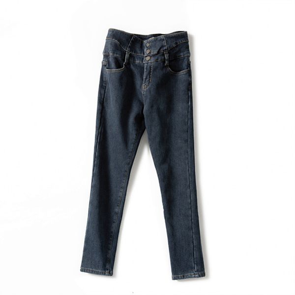 2021 new plus veet jeans women two colors high waist casual single breasted pencil pants kt5w, Blue
2021 new plus veet jeans women two colors high waist casual single breasted pencil pants kt5w, Blue