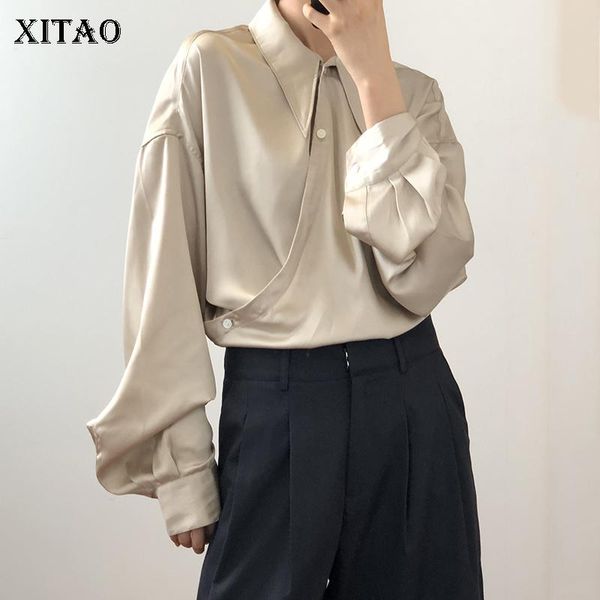 xitao solid color blouse women loose simple fashion turn down collar all match 2021 new autumn elegant shirt goddess zp2379, White
xitao solid color blouse women loose simple fashion turn down collar all match 2021 new autumn elegant shirt goddess zp2379, White