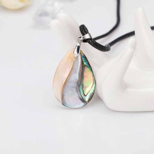 pendant necklaces fashion drop-shaped temperament natural abalone shell necklace for women all-match jewelry on the neck, Silver
pendant necklaces fashion drop-shaped temperament natural abalone shell necklace for women all-match jewelry on the neck, Silver
