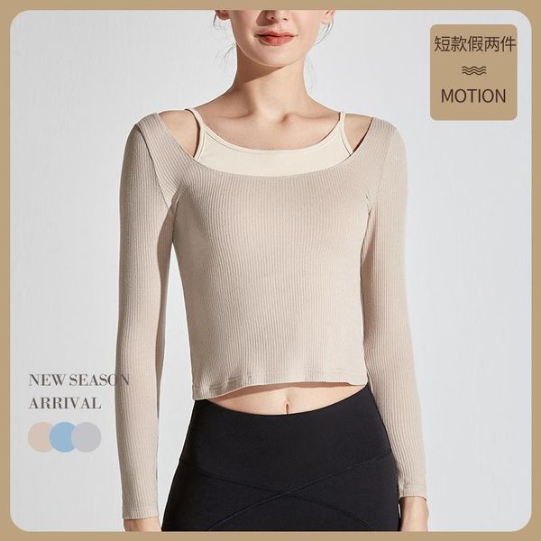yoga outfit off-the-shoulder sports women's tight stretch quick-drying running workout long sleeve clothes sport crop
yoga outfit off-the-shoulder sports women's tight stretch quick-drying running workout long sleeve clothes sport crop