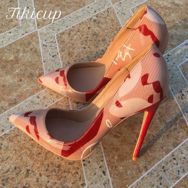 dress shoes tikicup floral patern print women pointed toe high heels fashion ladies chic pumps slip on stilettos party color customize, Black
dress shoes tikicup floral patern print women pointed toe high heels fashion ladies chic pumps slip on stilettos party color customize, Black