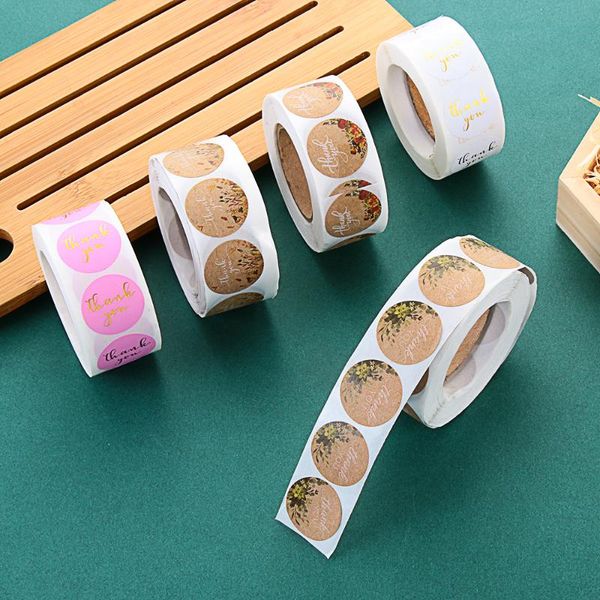gift wrap 500pcs/roll round thank you stickers seal label cute kraft sticker handmade labels scrapbooking stationery package
gift wrap 500pcs/roll round thank you stickers seal label cute kraft sticker handmade labels scrapbooking stationery package