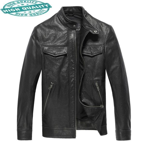 men's leather & faux 100% real sheepskin coat genuine men vintage biker jacket slim fit 2522 kj4544, Black
men's leather & faux 100% real sheepskin coat genuine men vintage biker jacket slim fit 2522 kj4544, Black