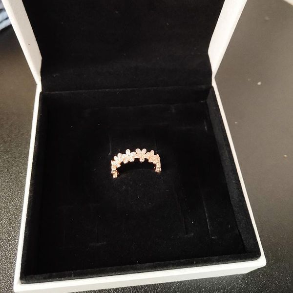 NEW 18K Rose Gold CZ Diamond RING Set Original Box for Pandora Real 925 Silver flowers Fashion Luxury Wedding Ring For Women, Slivery;golden
NEW 18K Rose Gold CZ Diamond RING Set Original Box for Pandora Real 925 Silver flowers Fashion Luxury Wedding Ring For Women, Slivery;golden