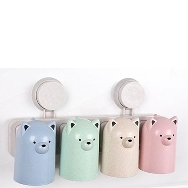 bathroom storage & organization wheat straw cartoon bear design double sucker wall mount tooth brush holder wash suit with cups accessories
bathroom storage & organization wheat straw cartoon bear design double sucker wall mount tooth brush holder wash suit with cups accessories