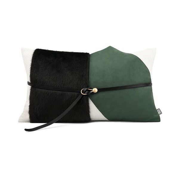 cushion/decorative pillow light luxury throw pillows coffee green leather patchwork cushion cover set black fur home decoration sofa
cushion/decorative pillow light luxury throw pillows coffee green leather patchwork cushion cover set black fur home decoration sofa