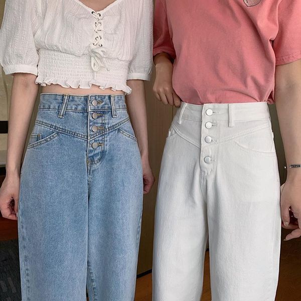 women's jeans fashion loose for women high waist stretch wide leg femme trousers casual comfort denim mom pants female, Blue
women's jeans fashion loose for women high waist stretch wide leg femme trousers casual comfort denim mom pants female, Blue