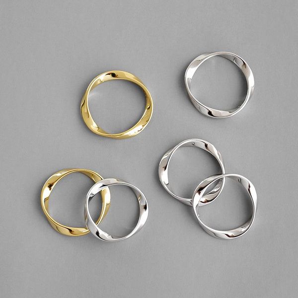 cluster rings ypay 100% genuine 925 sterling silver for women girls korean ins minimalist mobius twist adjustable ring jewelry ymr1036, Golden;silver
cluster rings ypay 100% genuine 925 sterling silver for women girls korean ins minimalist mobius twist adjustable ring jewelry ymr1036, Golden;silver
