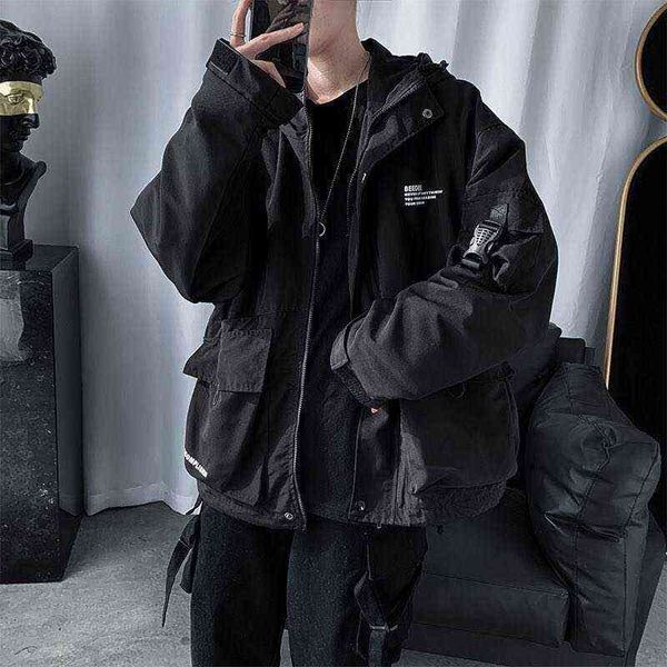 tactical hip hop cargo techwear jackets coats streetwear cardigan casual bomber outerwear hooded letter multi-pocket for men, Black;brown
tactical hip hop cargo techwear jackets coats streetwear cardigan casual bomber outerwear hooded letter multi-pocket for men, Black;brown