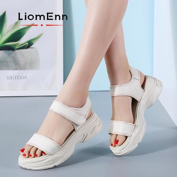 black white sandals women summer new 2021 genuine leather platform sandals comfort thick sole sport shoes woman zapatos mujer
black white sandals women summer new 2021 genuine leather platform sandals comfort thick sole sport shoes woman zapatos mujer