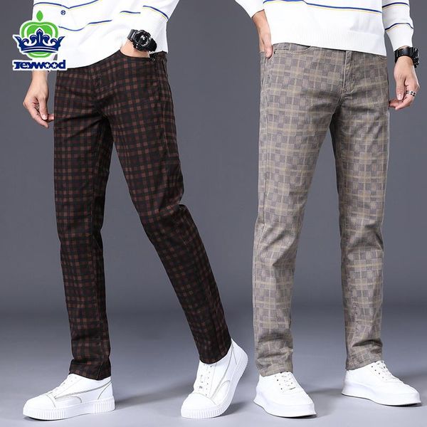 men's pants spring autumn plaid casual 98% cotton stretch classic slim fit trousers male large size 40 42 6 pattern, Black
men's pants spring autumn plaid casual 98% cotton stretch classic slim fit trousers male large size 40 42 6 pattern, Black