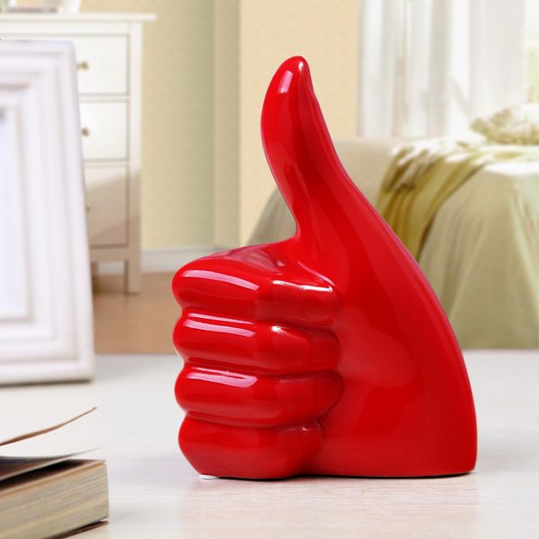 ceramic creative red thumb abstract sculpture furnishings office ornaments wedding gifts bedroom home decoration accessories
ceramic creative red thumb abstract sculpture furnishings office ornaments wedding gifts bedroom home decoration accessories