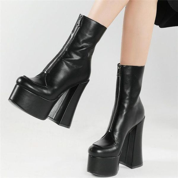 boots casual shoes women cuban high heels motorcycle female round toe chunky platform pumps punk goth creepers, Black
boots casual shoes women cuban high heels motorcycle female round toe chunky platform pumps punk goth creepers, Black