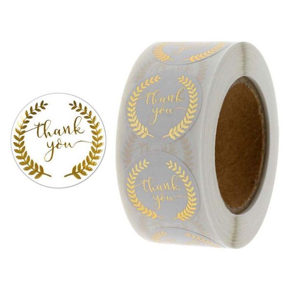 gift wrap 500pcs/roll twig thank you sticker gold foil seal label wedding party stationery
gift wrap 500pcs/roll twig thank you sticker gold foil seal label wedding party stationery