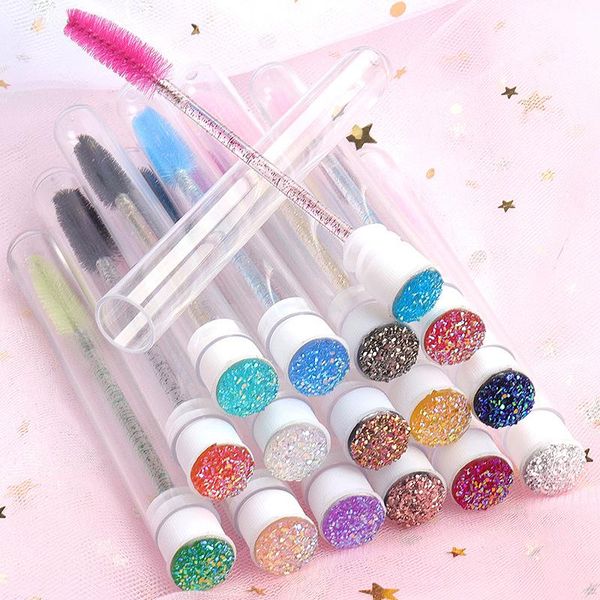 makeup brushes 50pcs reusable eyebrow brush tube disposable eyelash replaceable dust-proof sparkling broken diamond
makeup brushes 50pcs reusable eyebrow brush tube disposable eyelash replaceable dust-proof sparkling broken diamond
